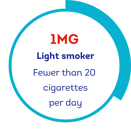 1 MG light smoker